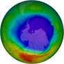 Antarctic Ozone 2011-09-22